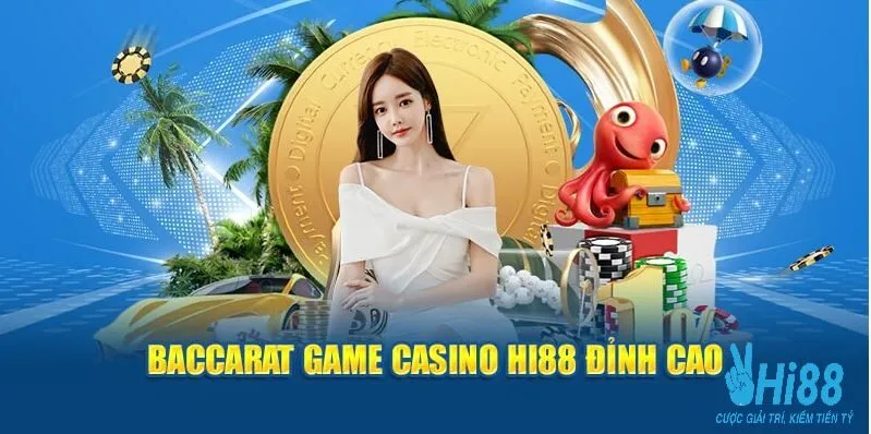Baccarat game casino Hi88 đỉnh cao